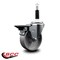 Service Caster 4'' Semi Steel Swivel 7/8'' Expanding Stem Caster with Brake SCC-EX20S414-SSS-PLB-78 - alternate 3